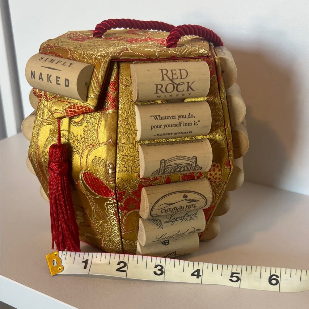 Fun Gold & Red Mini Handbag - Picture 2 of 6
